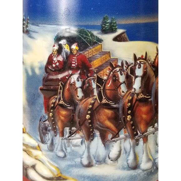 Budweiser Beer Stein Mug Guiding the Way Home 2002 Handcrafted Brazil Ceramarte - Picture 3 of 12